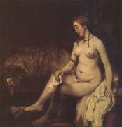Rembrandt Peale Bathsheba at Her Bath (mk05) oil painting reproduction